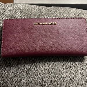 Michael Kors Maroon Wallet
